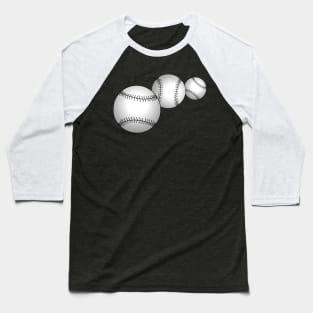 Three Baseballs Baseball T-Shirt